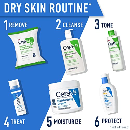 CeraVe Hydrating Cream-to-Foam Cleanser | Makeup Remover and Face Wash With H...