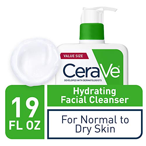 CeraVe Hydrating Facial Cleanser | Moisturizing Non-Foaming Face Wash with Hy...