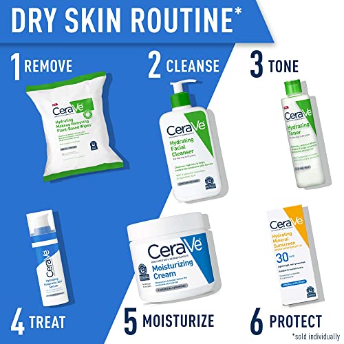 CeraVe Hydrating Facial Cleanser | Moisturizing Non-Foaming Face Wash with Hy...