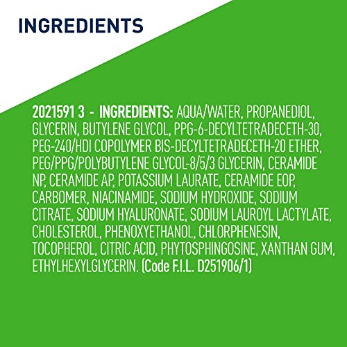 CeraVe Hydrating Toner for Face Non-Alcoholic with Hyaluronic Acid, Niacinami...