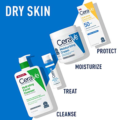 CeraVe Moisturizing Cream | Body and Face Moisturizer for Dry Skin | Body Cre...