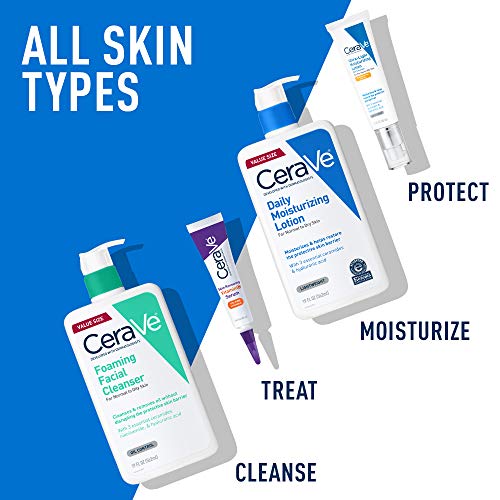 CeraVe Moisturizing Lotion SPF 30| Sunscreen and Face Moisturizer with Hyalur...