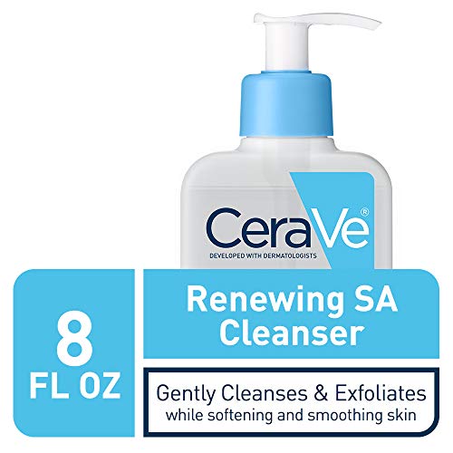 CeraVe SA Cleanser | Salicylic Acid Face Wash with Hyaluronic Acid, Niacinami...