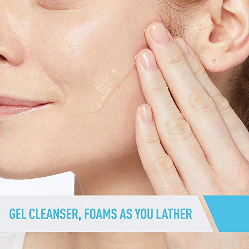 CeraVe SA Cleanser | Salicylic Acid Face Wash with Hyaluronic Acid, Niacinami...