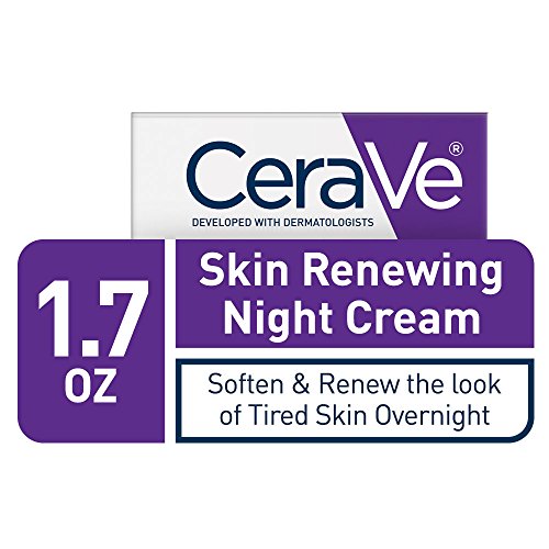 CeraVe Skin Renewing Night Cream | Niacinamide, Peptide Complex, and Hyaluron...