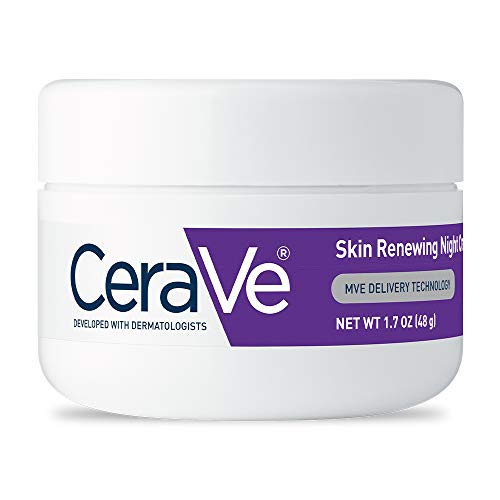 CeraVe Skin Renewing Night Cream | Niacinamide, Peptide Complex, and Hyaluron...