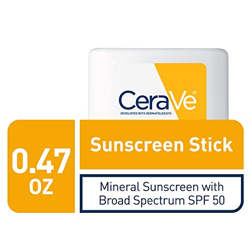 CeraVe Sunscreen Stick SPF 50 | 0.47 Ounce | Mineral Sunscreen for Kids & Adu...
