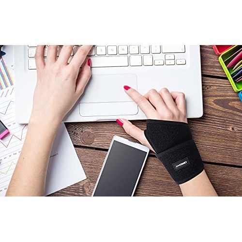 CERBONNY Carpal Tunnel Wrist Brace ,2Pack Wrist Support Brace Adjustable Wris...