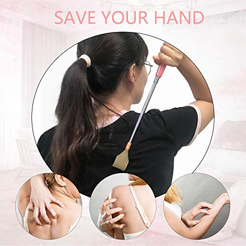 CERRXIAN Face Massager Roller & Extendable Back Scratcher 2 in 1 Combo for Sp...