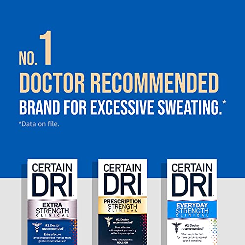 Certain Dri Everyday Strength Clinical Antiperspirant Deodorant for Men and W...