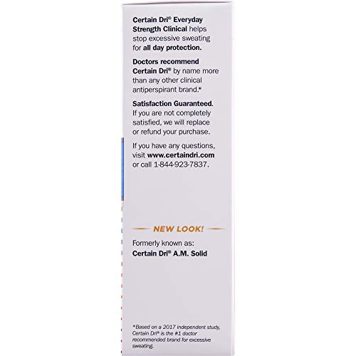 Certain Dri Everyday Strength Clinical Antiperspirant Deodorant for Men and W...