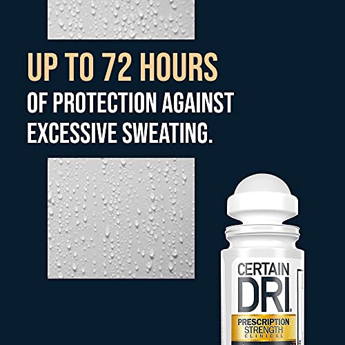 Certain Dri Prescription Strength Clinical Antiperspirant Deodorant for Men a...