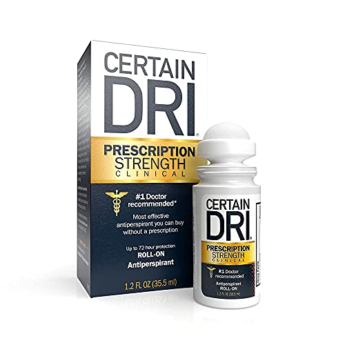 Certain Dri Prescription Strength Clinical Antiperspirant Deodorant for Men a...
