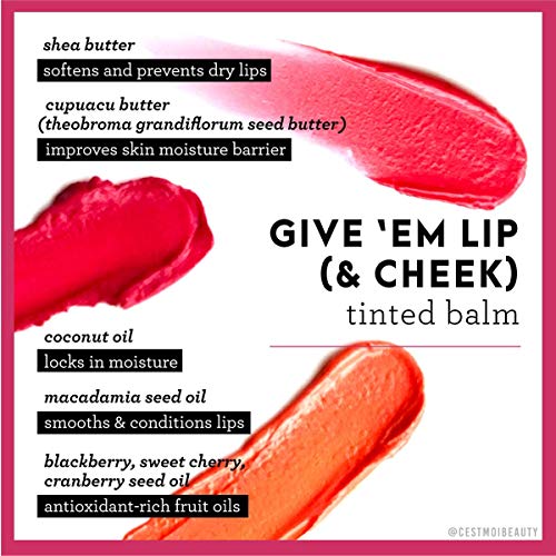 One of One by C'est Moi Give 'Em Lip (& Cheek) Tinted Balm | Provides Creamy ...