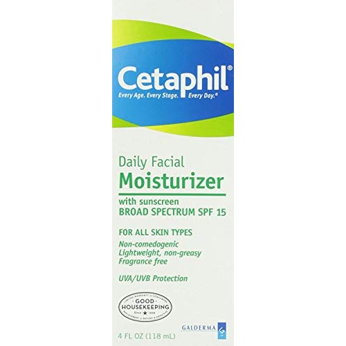 Cetaphil Daily Facial Moisturizer, SPF 15, Fragrance Free, 4 Oz