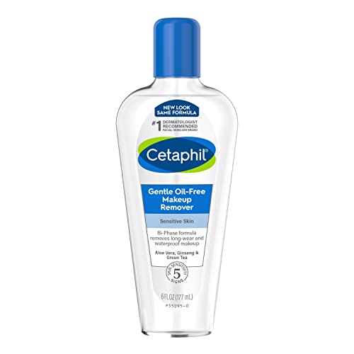 Cetaphil Gentle Waterproof Makeup Remover, 6.0 Fluid Ounce