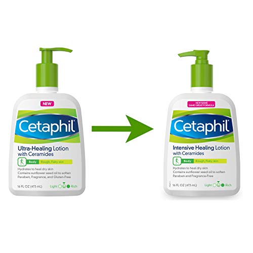CETAPHIL Intensive Healing Lotion with Ceramides 16 oz For Dry, Rough, Flaky ...