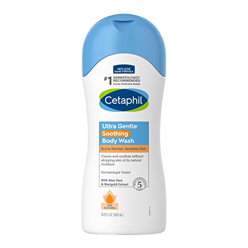 Cetaphil Ultra Gentle Refreshing Body Wash, For Dry to Normal, Sensitive Skin...