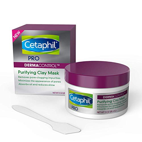 Clay Mask by Cetaphil Pro, Dermacontrol Purifying Clay Face Mask with Bentoni...