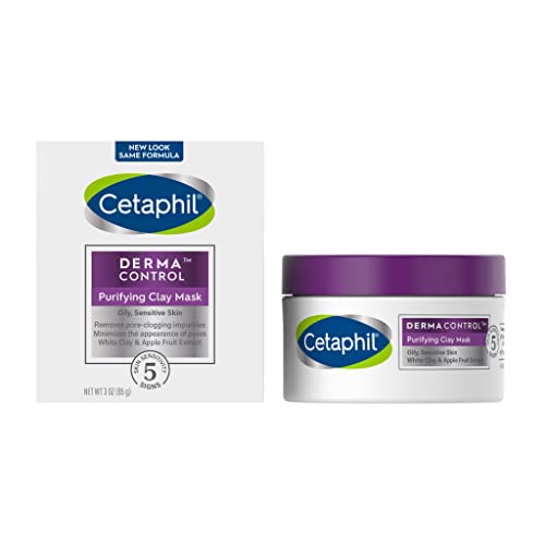 Clay Mask by Cetaphil Pro, Dermacontrol Purifying Clay Face Mask with Bentoni...