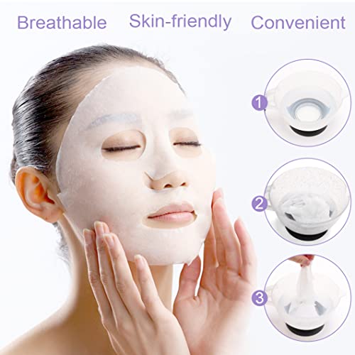 CGBARBER 450 Pieces Compressed Disposable Peel Off Facial Mask, DIY Beauty Pa...