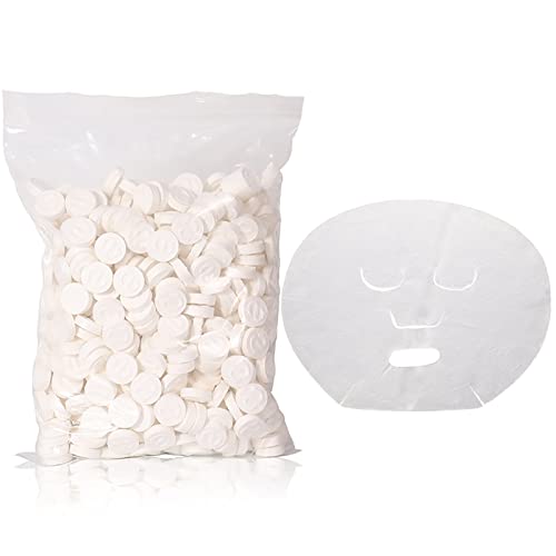 CGBARBER 450 Pieces Compressed Disposable Peel Off Facial Mask, DIY Beauty Pa...