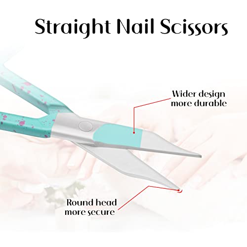 CGBE Premium Manicure Nail Scissors Multi-purpose Stainless Steel Cuticle Ped...