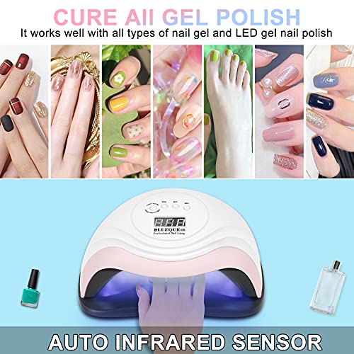 CGBE UV LED Nail Lamp 168W Gel UV Nail Fast Nail Dryer Gel Nail Polish Curing...