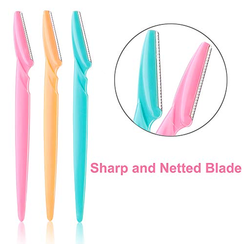 Eyebrow Razor, CGBOOM 24 Pieces Facial Razor Eyebrow Shaper for Women and Men...