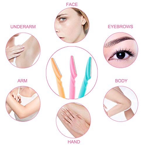 Eyebrow Razor, CGBOOM 24 Pieces Facial Razor Eyebrow Shaper for Women and Men...