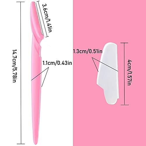 Eyebrow Razor, CGBOOM 24 Pieces Facial Razor Eyebrow Shaper for Women and Men...