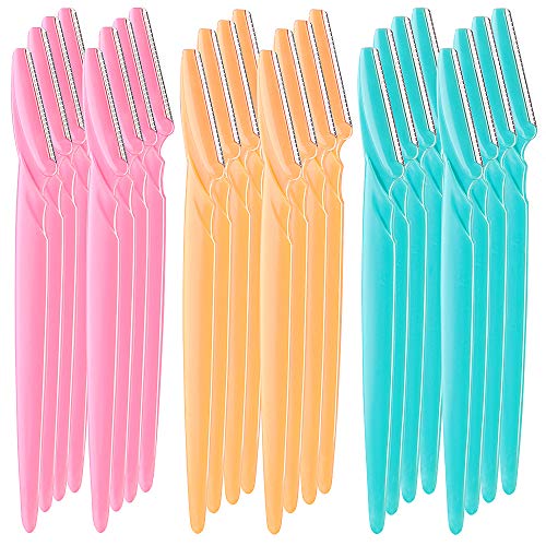 Eyebrow Razor, CGBOOM 24 Pieces Facial Razor Eyebrow Shaper for Women and Men...