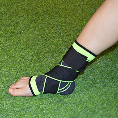 Ankle Braces, Adjustable Compression Ankle Support Men & Women, Strong Ankle ...