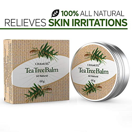 TEA TREE OIL BALM -100% All Natural | Great Cream for Soothing Skin Irritatio...