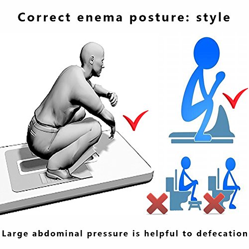 Enema Kit Shower Tubing Anal Cleaning Reusable Douche Red Hose Nozzle (19 in)