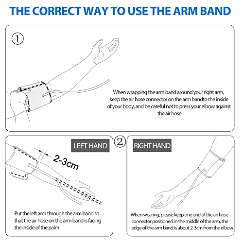Blood Pressure Monitor Upper Arm Large Screen Automatic Digital BP Machine wi...