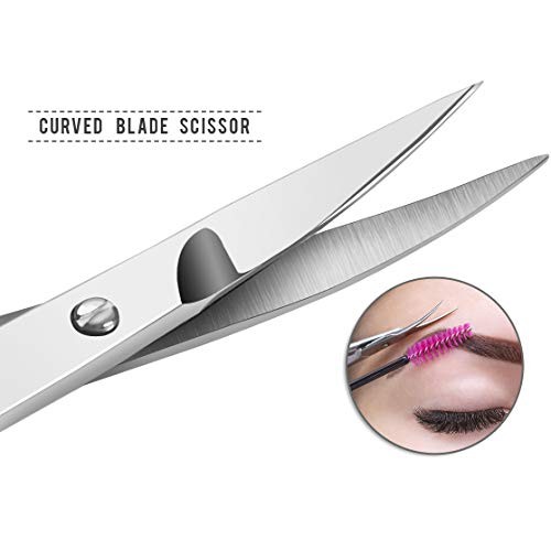 Premium Quality Nose Hair Scissors for Men - Stainless Steel Scissors for Mus...