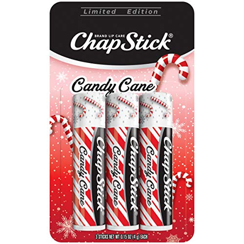 ChapStick Candy Cane Peppermint Lip Balm Tube, Candy Cane Lip Balm and Lip Mo...