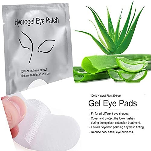 Chargenyang Under Eye Gel Pads Eyelash Extension Pads Lint Free DIY False Eye...