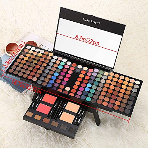 190 Colors Cosmetic Make up Palette Set Kit Combination with Eyeshadow Facial...