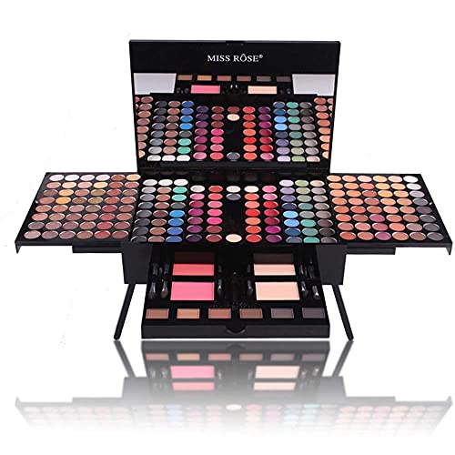 190 Colors Cosmetic Make up Palette Set Kit Combination with Eyeshadow Facial...