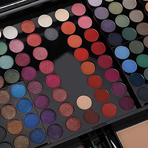 190 Colors Cosmetic Make up Palette Set Kit Combination with Eyeshadow Facial...