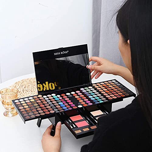 190 Colors Cosmetic Make up Palette Set Kit Combination with Eyeshadow Facial...