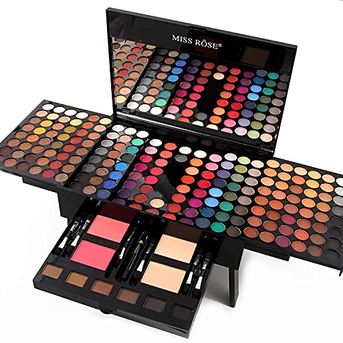 190 Colors Cosmetic Make up Palette Set Kit Combination with Eyeshadow Facial...