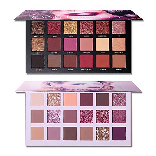 2Pcs UCANBE Twilight Dusk + Aromas Nude Eyeshadow Palette Makeup Set, Matte S...