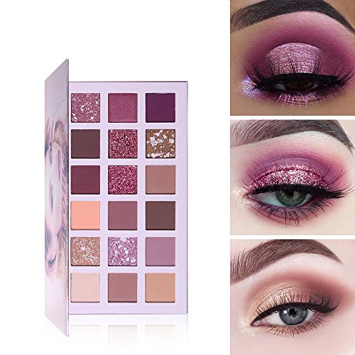 UCANBE 18 Colors Aromas Nude Eyeshadow Palette Long Lasting Multi Reflective ...