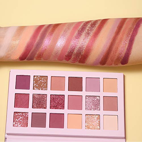 UCANBE 18 Colors Aromas Nude Eyeshadow Palette Long Lasting Multi Reflective ...
