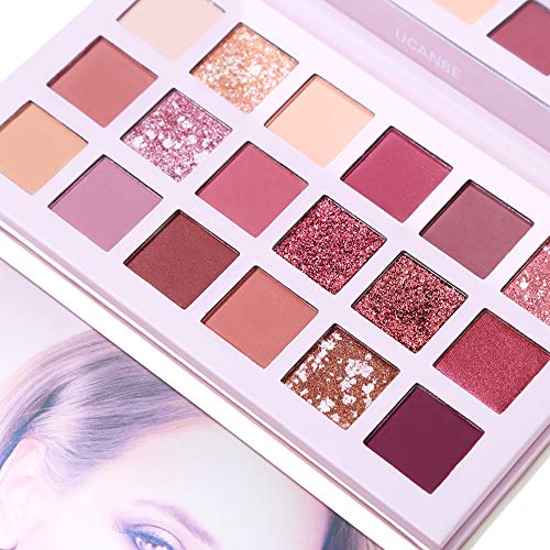 UCANBE 18 Colors Aromas Nude Eyeshadow Palette Long Lasting Multi Reflective ...