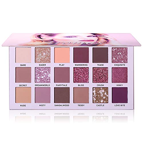 UCANBE 18 Colors Aromas Nude Eyeshadow Palette Long Lasting Multi Reflective ...