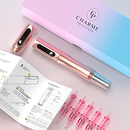 Charme Princesse Wireless Permanent Makeup Machine with 2pcs Batteries Micros...